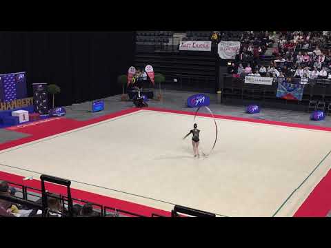 Margot Souiounov ruban - Nat A 14-15 ans - France Chambéry 2019
