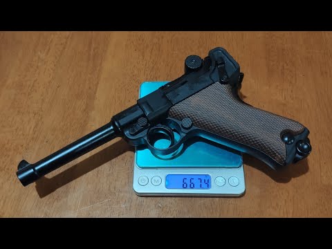 luger P08 handgun German world war hand gun pistol toy laser