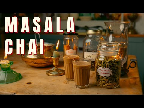 Masala Chai with Rose & Tulsi | Indian Spiced Chai Recipe