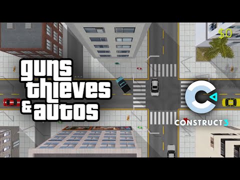 GTA clone | GTA1 in Construct 3 game maker | Demo