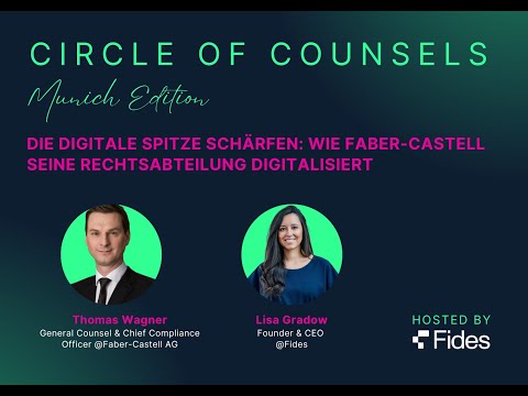 Wie Faber-Castell seine Rechtsabteilung digitalisiert | Circle of Counsels by Fides