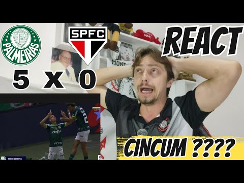 REACT - PALMEIRAS X SÃO PAULO | SHOW DAY AT ALIANZ? | FIVE OUTSIDE THE DANCE #palmeiras
