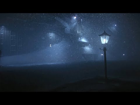 The Shining Overlook Hotel Snow Storm Ambience | Winter Wind White Noise Horror Soundscape
