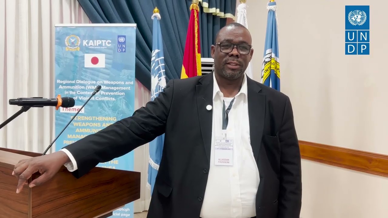 FR- M. Alhassan Fousseini - Dialogue régional sur la gestion des armes et des munitions