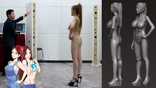 I Got 3D Body Scanned! And You Can Get A Copy of Me!