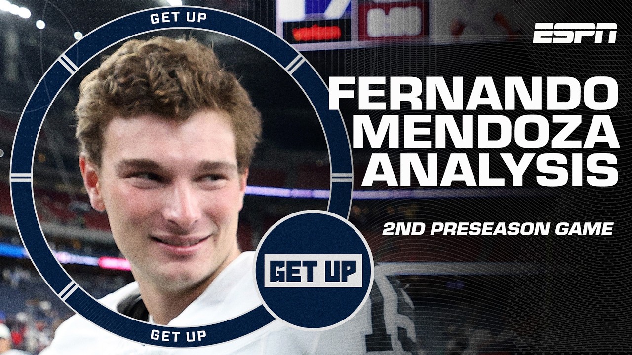 Fernando Mendoza had FLASHES OF BRILLIANCE and ROOKIE MOMENTS vs. the Texans 📈📉 | Get Up