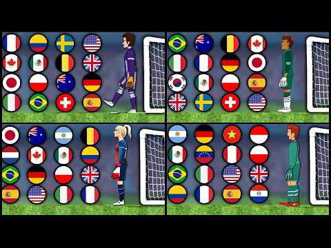 BEST OF BEAT THE KEEPER | Marble Soccer Race Tournament Compilation