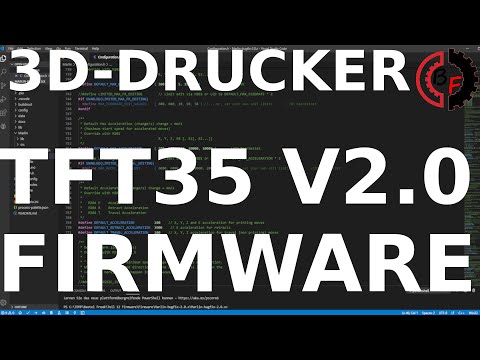 BigTreeTech TFT35 V2.0 Firmware Update TFT Display Touchscreen 3.5" SKR SD-Karte Upload VSCODE