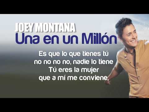 Joey Montana - Una En Un Millon Remix Feat. Chino & Nacho (Lyric Video)