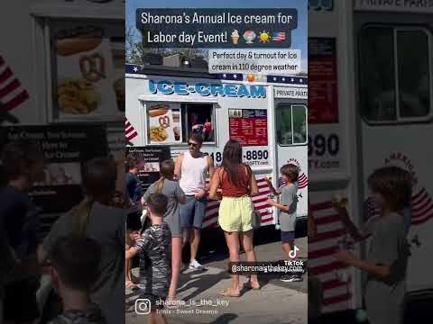 Sharona's Annual Ice Cream for Labor Day Event