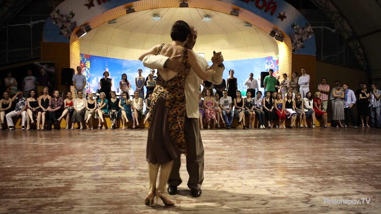 Simon Marcelo Tebele & Irina Miroshnichenko, 2-3, Moscow, Russia, Milonga in Garden 8.08.2015