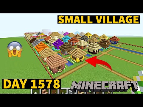 HU Smart Gamer - I build Small Village in Minecraft Creative mode 2023 Day 1578