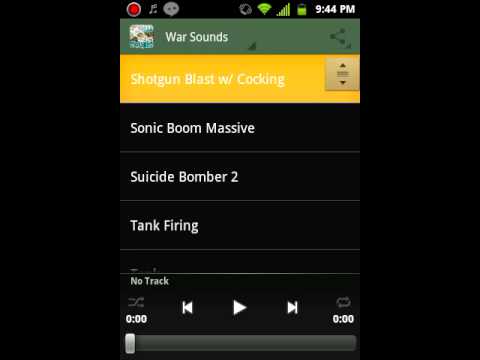 War Sounds, Battle Soundboard Video