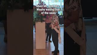 star of the seas Mr and Mrs washy washy #cruuse #royalcaribbean