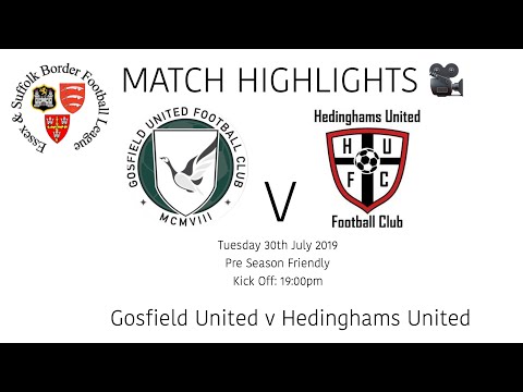 MATCH HIGHLIGHTS 🎥| Gosfield United 4-2 Hedinghams United - PRE SEASON FRIENDLY