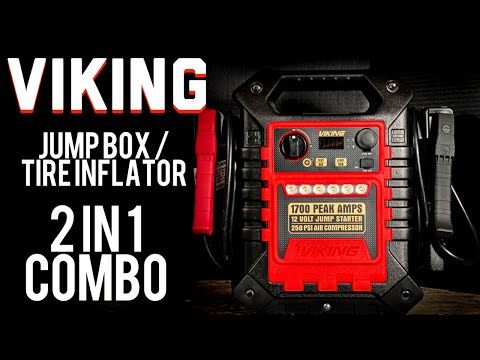 Two In One Jump Box And Tire Inflator Review And Test: Harbor Freight Viking 12 Volt Booster Box