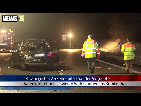 02.01.2017 (RH) Jugendliche aus Auto geschleudert - 14-Jährige stirbt auf der A9 bei Offenbau