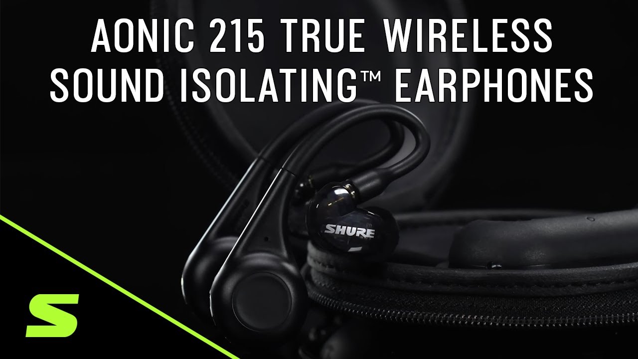 AONIC 215 Gen 2 - Auriculares in-ear totalmente inalámbricos Sound  Isolating, segunda generación - Shure España