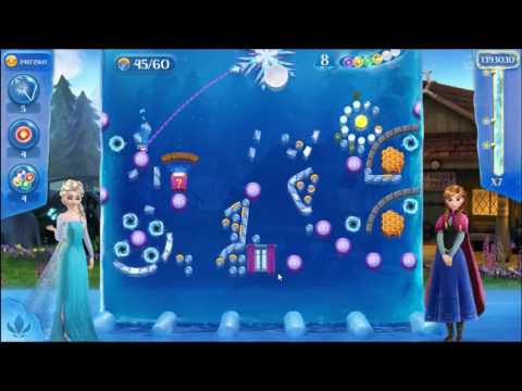Frozen Free Fall: Icy Shot Level 252 - NO BOOSTERS ☃☃☃
