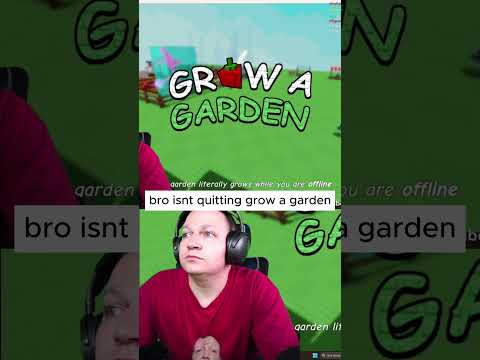 bro isnt quitting grow a garden #gag #steak #kreekcraft #roblox #growagarden #caseoh #funny