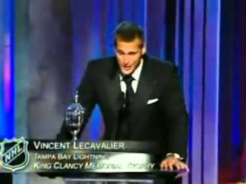 Vincent Lecavalier 2008 King Clancy Memorial Trophy Winner