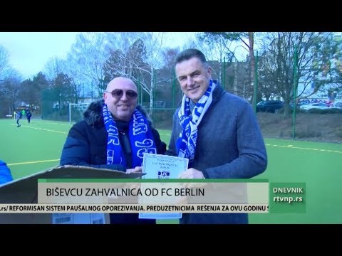 FC NOVI PAZAR 95 BERLIN DODELIO ZAHVALNICU GRADU NOVOM PAZARU