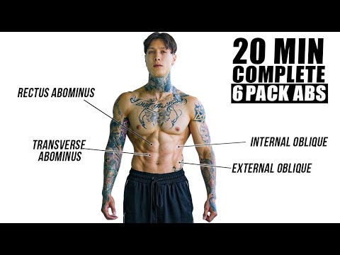 COMPLETE 20 MIN 6 PACK ABS WORKOUT | Follow Along