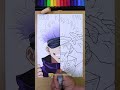 Drawing Gojo Satoru GOOD Vs EVIL Part 2 Shorts Gojo Gojosatoruedit Jujutsukaisen