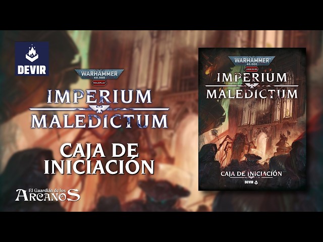 Vídeo relacionado con Devir - Imperium Maledictum Caja de Inicio Juego de rol Warhammer 40.000 Temática Ciencia Ficción Grimdark Aventura Inquisitorial Starter Set Completo con Dados y Personajes - Versión Española