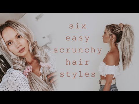 6 Easy Scrunchy Hairstyles | Kirsten Zellers