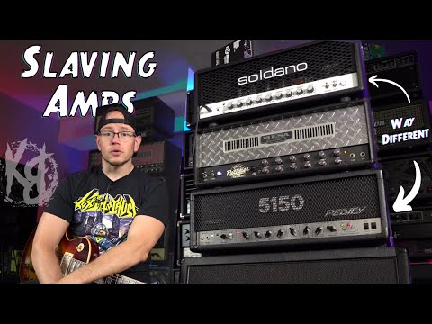 Power Amps MATTER!  How To Slave Amps Together, and The Difference Power Amps Make On Your Tone!