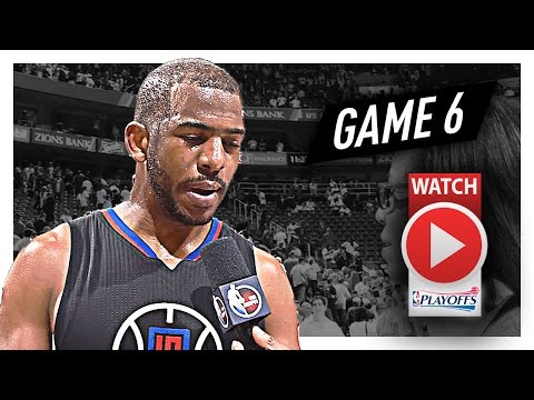 Chris Paul Full Game 6 Highlights vs Jazz 2017 Playoffs - 29 Pts, 8 Ast, CP3 MODE!