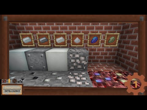 Immersive Intelligence tutorial [Ep 1] basic materials (modded minecraft tutorial)