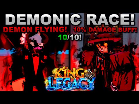 Unlocking The NEW Demon Race V1, V2, & V3 Roblox King Legacy... Here's What Happened!