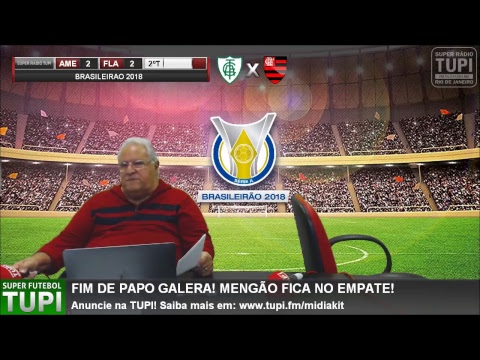 América-MG 2 x 2 Flamengo - 21ª RODADA - Brasileirão - 26/08/2018 - AO VIVO