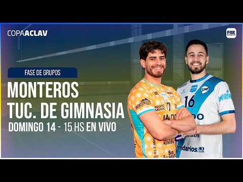 EN VIVO 🔴 || MONTEROS VÓLEY vs CLUB TUCUMÁN DE GIMNASIA - COPA ACLAV 2025 FASE DE GRUPOS