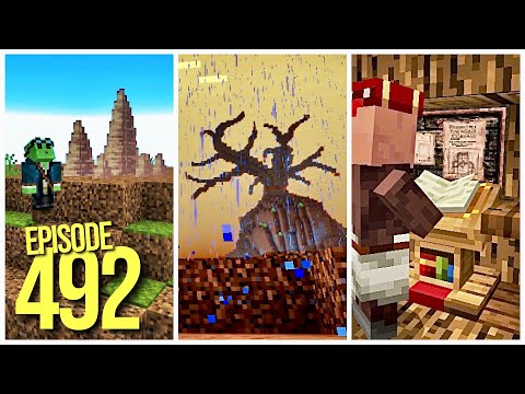 The STRANGE Mending Tree! - Let's Play Minecraft 492