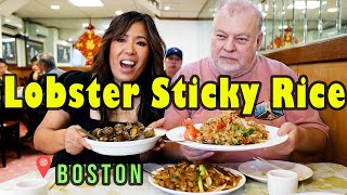 Decadent Seafood Feast in Boston's Chinatown: Gaga Seafood's Lobster and Sticky Rice