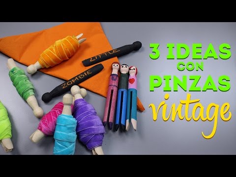 3 ideas para usar pinzas vintage | Manualidades fáciles