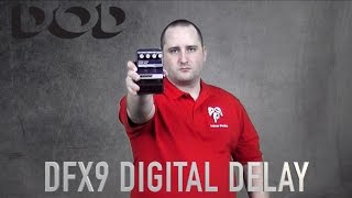 Video thumbnail for DOD DFX9 Digital Delay by Cryptic Mask Guitar