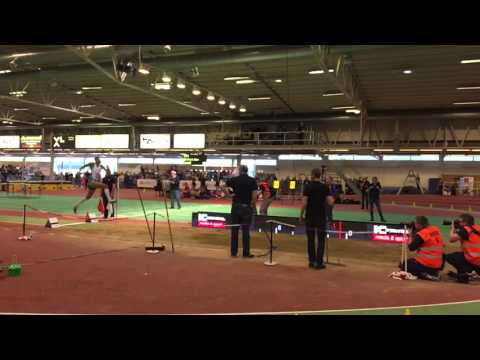 Michel Tornéus Längdhopp inomhus-SM i friidrott Malmö 2016