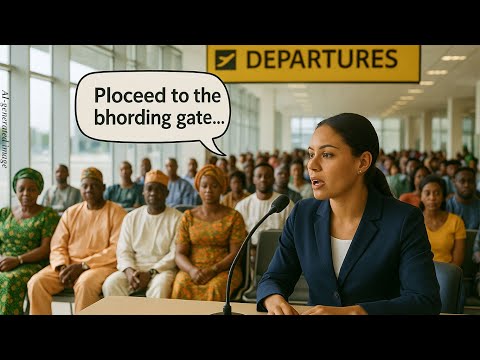 Why Nigerian Flight Announcers Sound Like Confused Oyinbo | Missed Flights & Fake Accents