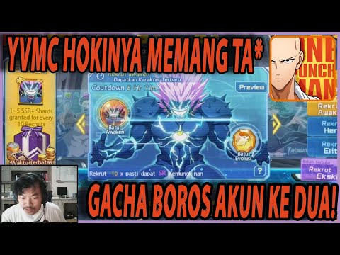 🔥🔥TANGAN YVMC MEMANG HOKI GILA!! GACHA SSR+ BOROS DI AKUN KEDUA!! - ONE PUNCH MAN:The Strongest