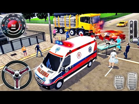 Ambulance Robot City Rescue Simulator | #2 Android Gameplay