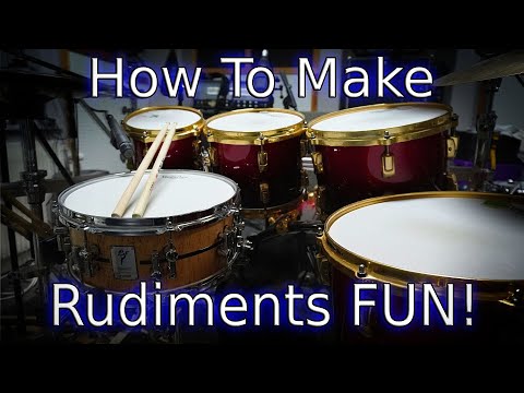 3 Great Rudiments For Drum Fills | Applying Rudiments To The Drum Set - DRUM LESSON