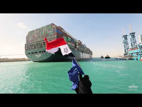 فيلم عن جهود هيئة قناة السويس فى تعويم السفينة البنمية الجانحة