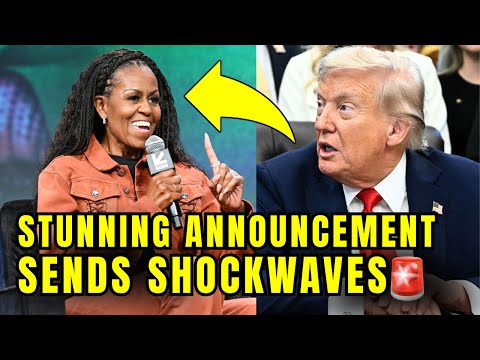 WATCH: Michelle Obama's Presidential Announcement STUNS Reporters🚨