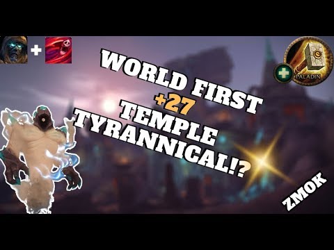 World First +27 Temple of Sethraliss (Tyrannical) Holy Paladin