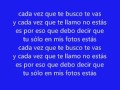Juanes y Nelly Furtado Fotografía con letra 