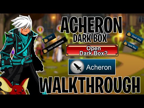 AQW Acheron Quest Guide - Dark Box Full Walkthrough /join nothing | Ebony Chest - Power of Darkness